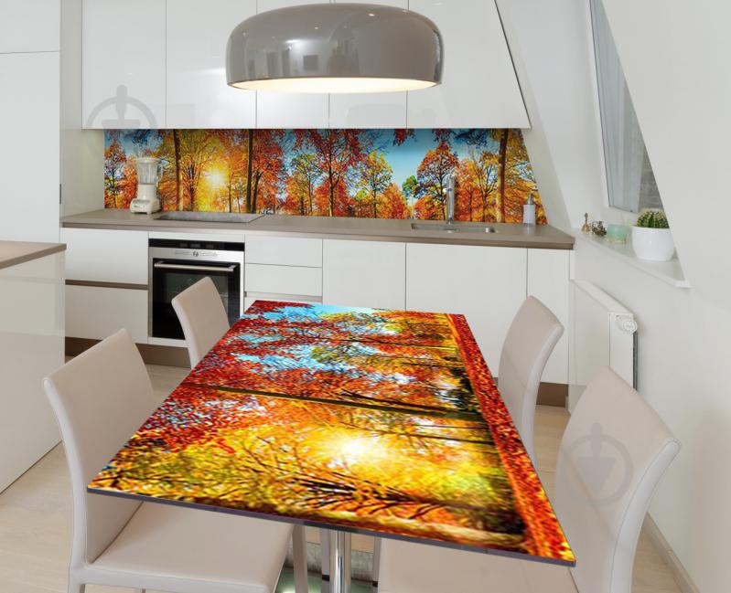 Наклейка 3Д виниловая на стол Zatarga «Лесное золото» 600х1200 мм (Z183457st)