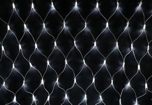 Гірлянда сітка UKC RD-054 200 LED 3x2 м Білий (3-5-15189)