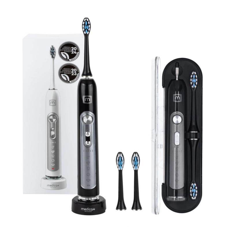 Электрическая зубная щетка MEDICA+ PROBRUSH 9.0 ультразвуковая IPX7 аккумуляторная Soft Touch Black (33145885)