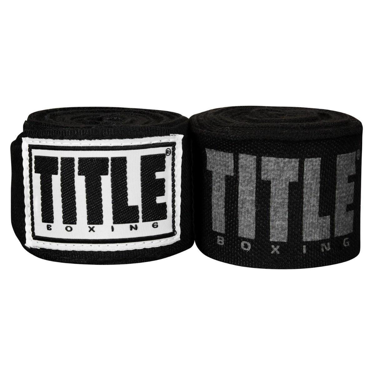 Бинти для боксу TITLE Boxing Power-Flex Elite 180" 4,5 м Black (3019820510)