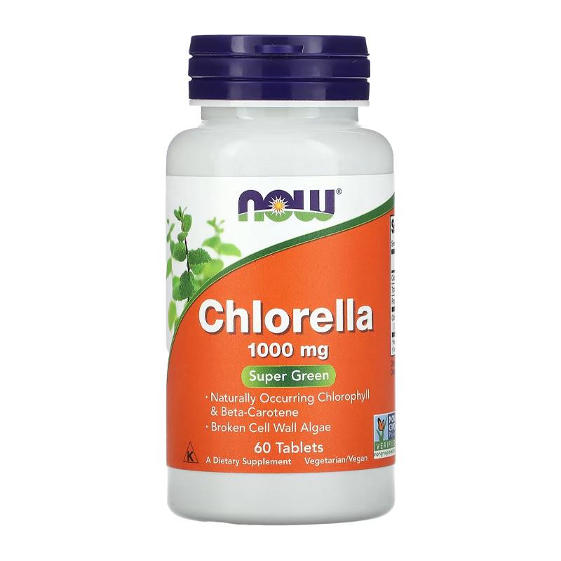 Хлорела NOW Chlorella 1000 мг 60 капс. (11803-01)