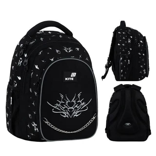 Школьный рюкзак KITE Education teens K26-8001L Gothic Elegance ортопедическая спинка (996196)