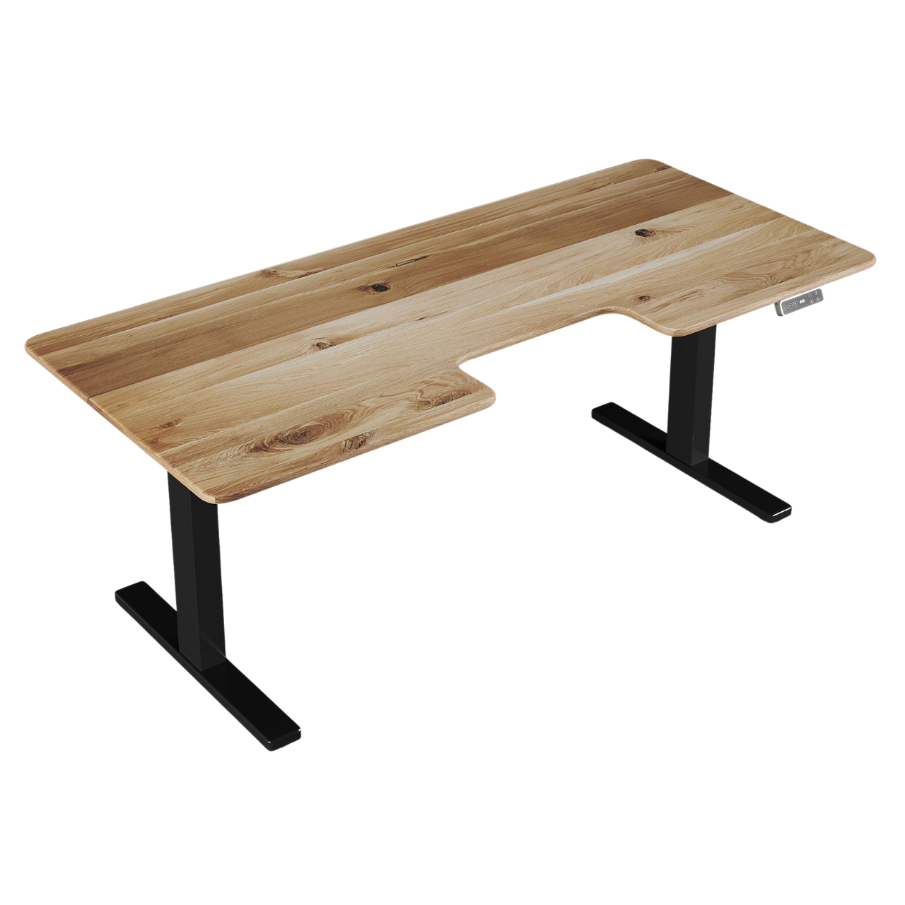 Стол с регулировкой высоты TEHNOTABLE BestFit Pro дуб винтаж 1800x820x20 мм с эргономичным вырезом (005-19-01/020-15-03) Стол с регулировкой высоты TEHNOTABLE BestFit Pro дуб винтаж 1800x820x20 мм с эргономичным вырезом (005-19-01/020-15-03)