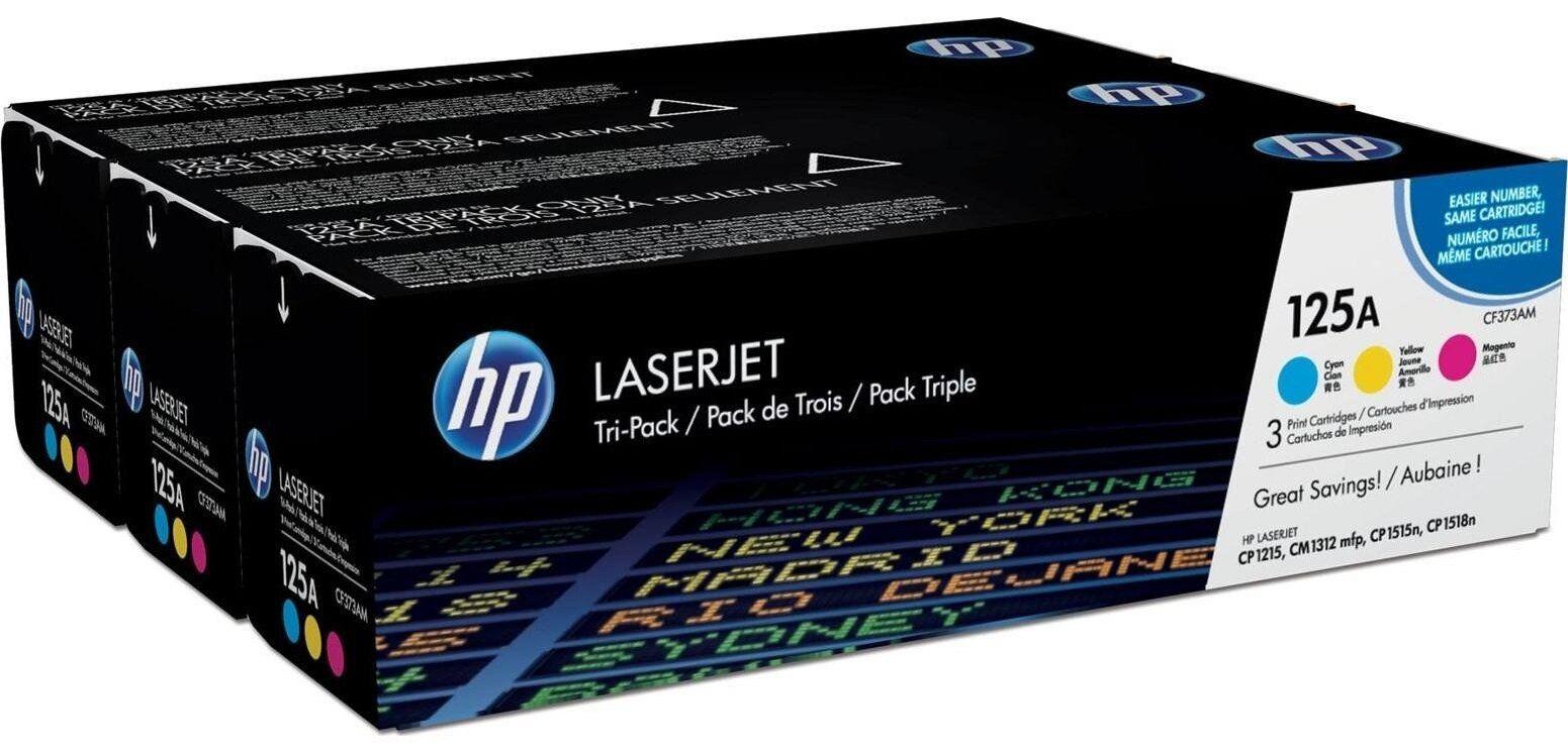 Картридж HP CLJ 125A CP1215/CP1515 CMY Tri-Pack (CF373AM)