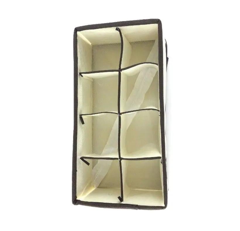 Набір органайзерів для спідньої білизни 4 шт. Бежевий/Коричневий (ОДШ-102-23) - фото 7