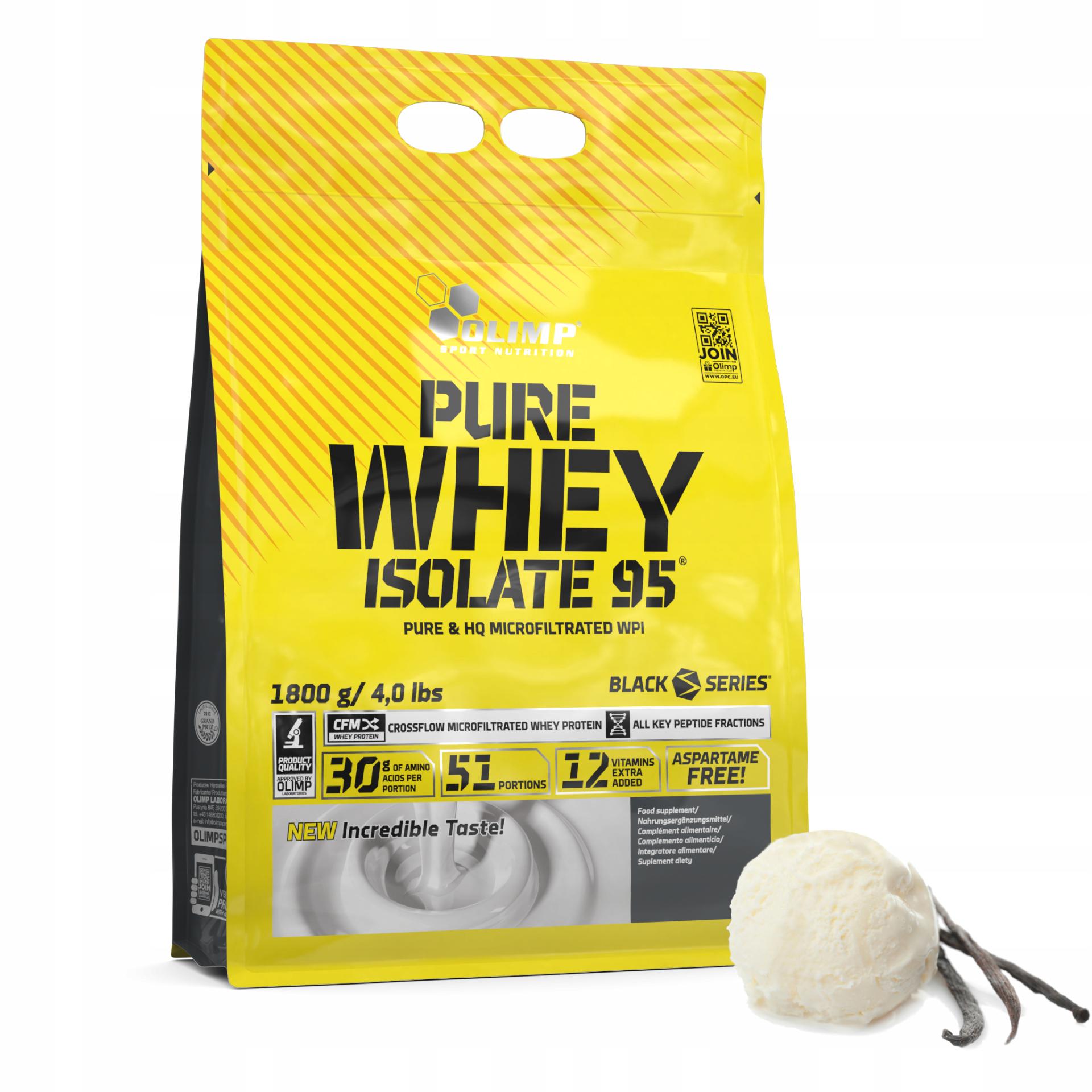 Протеин Olimp Pure Whey Isolate 95 Ваниль 1800 г