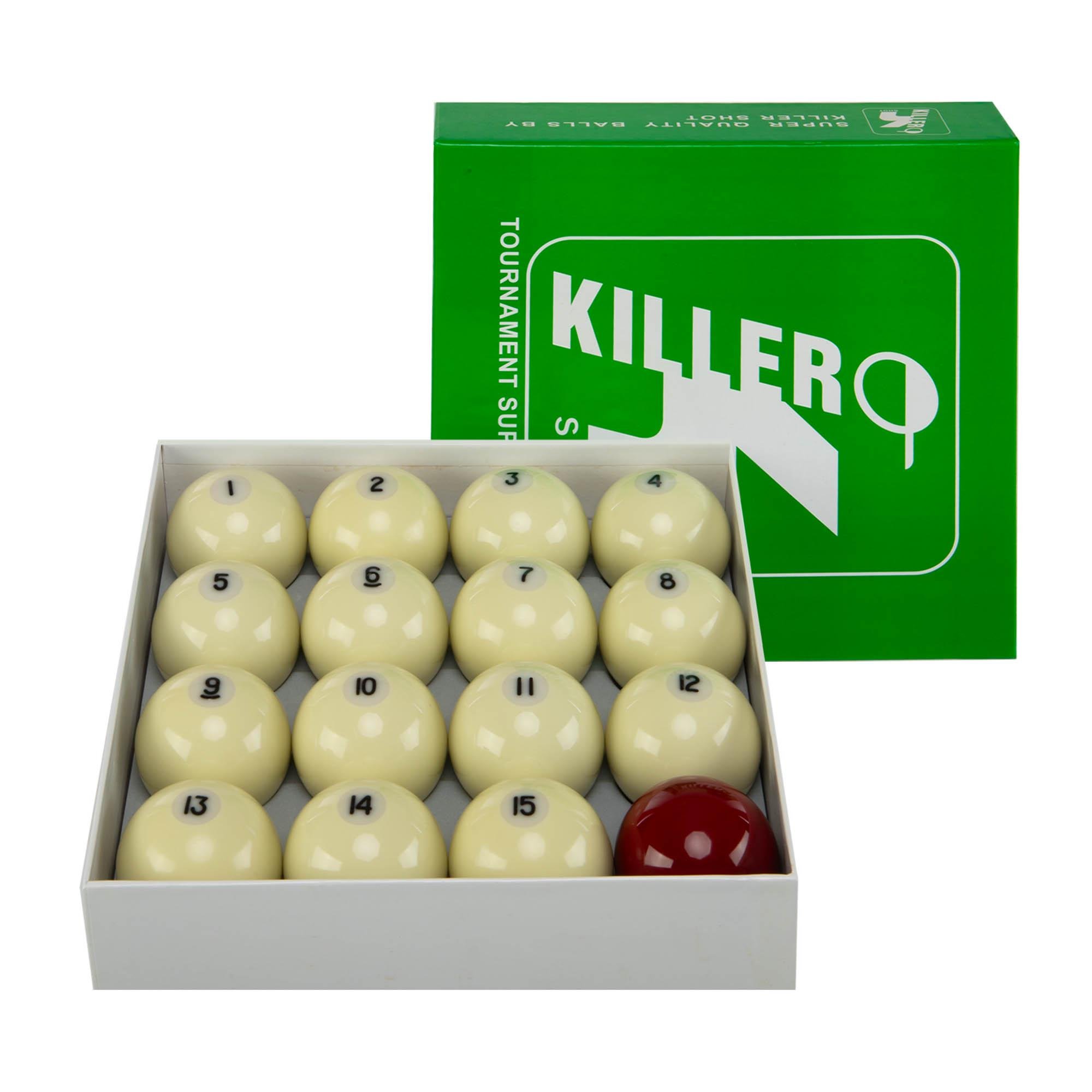 Кулі для більярду SPOINT KS-3597 Killer shot d 68 мм 16 шт. Білий (KS-3597)