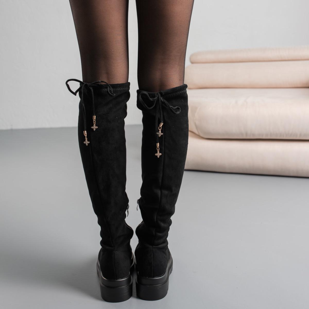 Ботфорти жіночі Fashion р. 40 25,5 см Чорний (3828) - фото 5