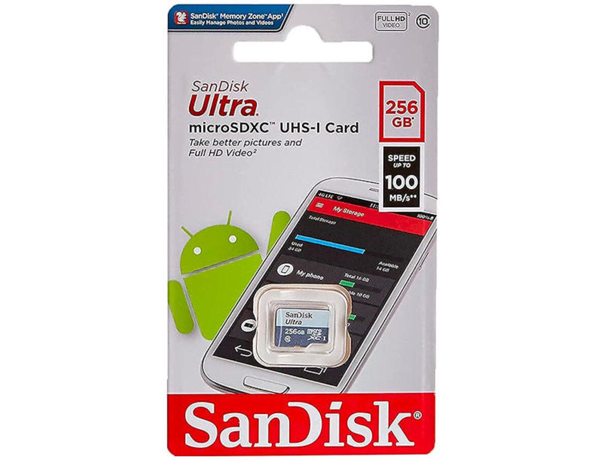 Карта пам'яті SanDisk Ultra 256 Гб Class 10 (21264540) - фото 2