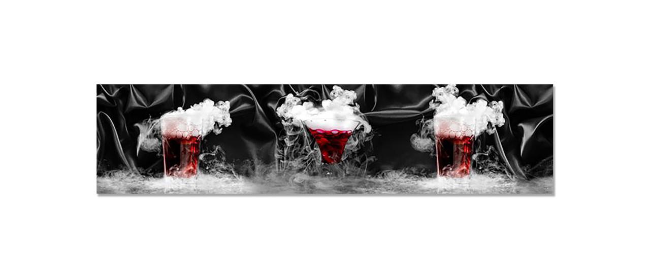 Наліпка вінілова на кухню Zatarga Паруючі Коктейлі 600х2500 мм (1289776802)