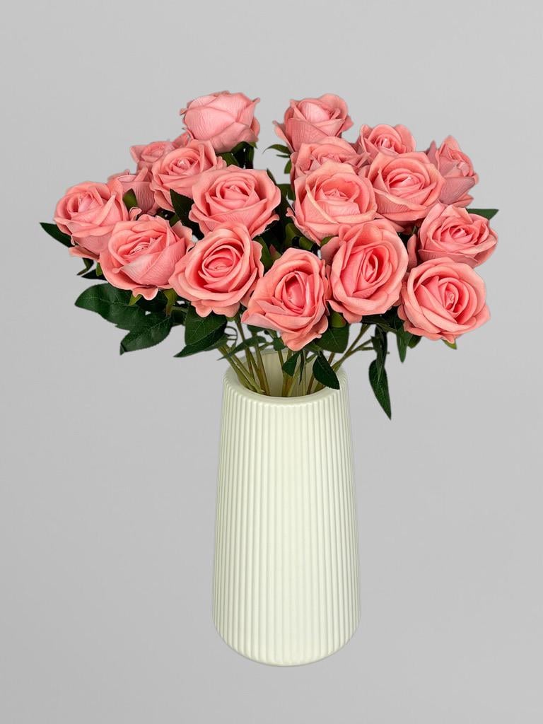 Роза на стебле 51 см Коралловый (К02084) - фото 2 Роза на стебле 51 см Коралловый (К02084) - фото 2