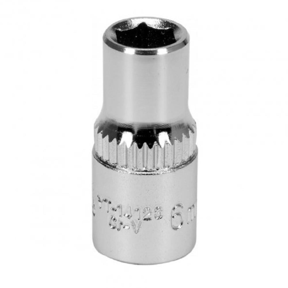 Головка торцевая 6-гранная YATO 1/4" 6мм (YT-14123) Головка торцевая 6-гранная YATO 1/4" 6мм (YT-14123)
