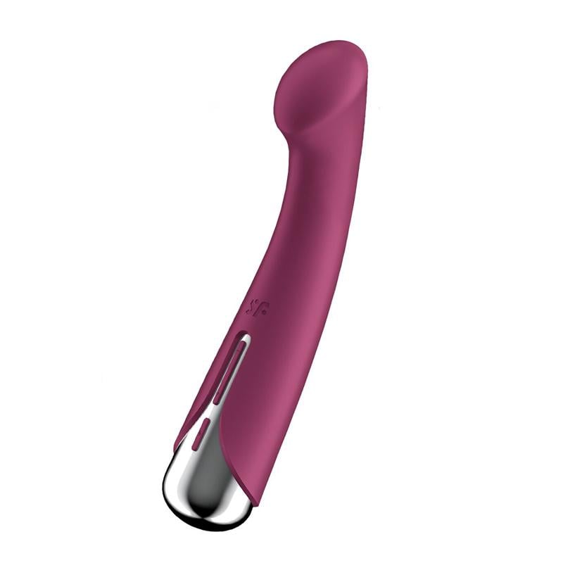 Вибратор для точки G с ротацией Satisfyer Spinning G-Spot 1 16,5 см Бордовый (51227)