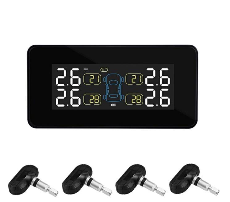 Система контроля давления и температуры в шинах TPMS Careud T812-NF+ внутренние датчики