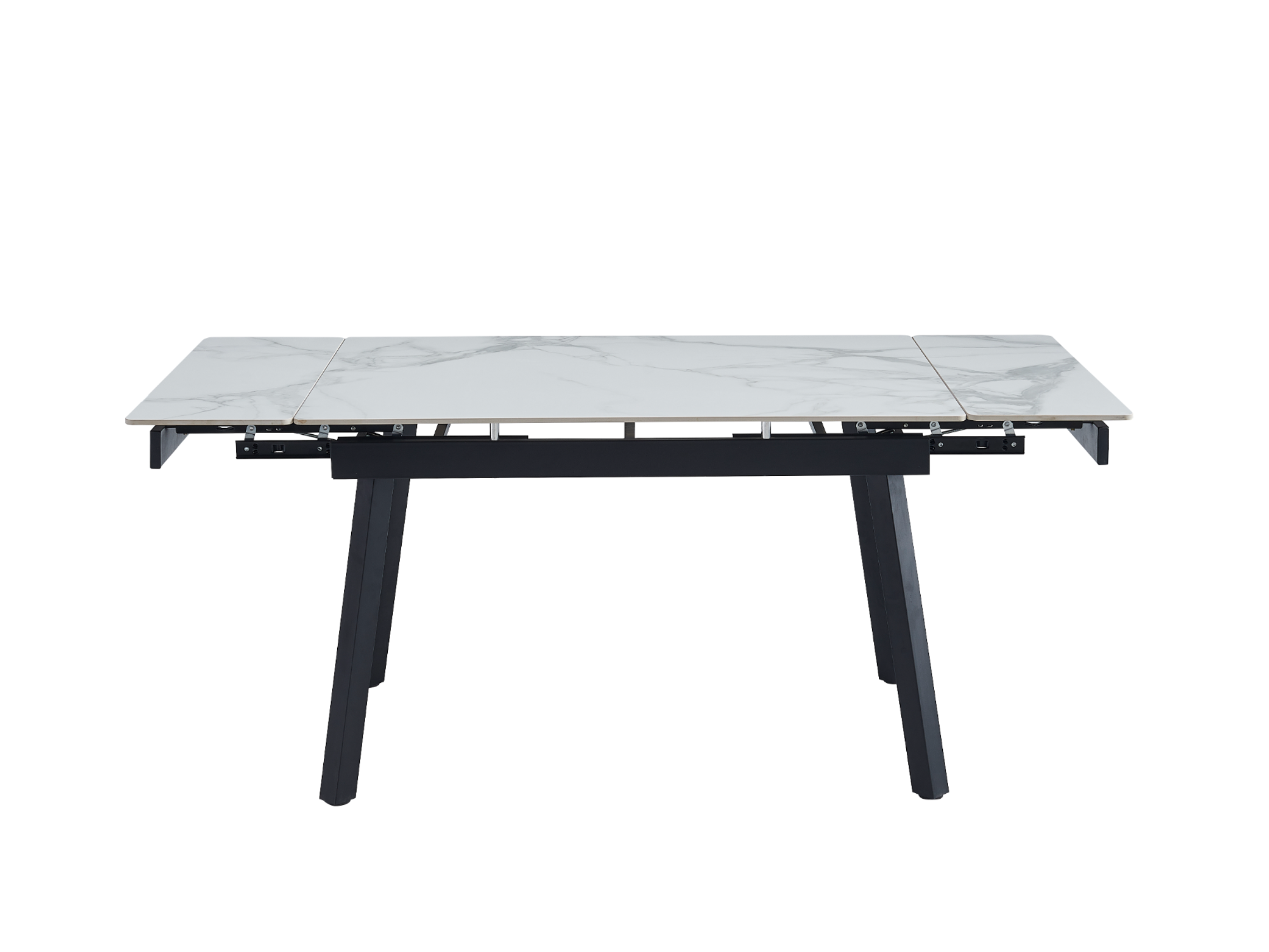 Стол обеденный раздвижной Vetro Mebel 1200-1800x850x760 мм Вайт клауд/Чорний (TМ-88-1) - фото 3 Стол обеденный раздвижной Vetro Mebel 1200-1800x850x760 мм Вайт клауд/Чорний (TМ-88-1) - фото 3