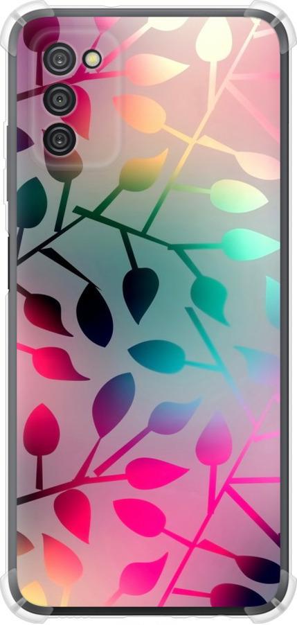Чехол на Samsung Galaxy A03s A037F Листья (2235sp-2381-42517)