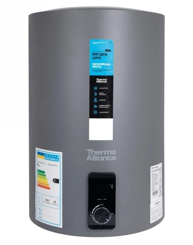 Бойлер циліндричний Thermo Alliance 2 кВт 80 л вертикальний Сірий (D80V20J3-DKG)
