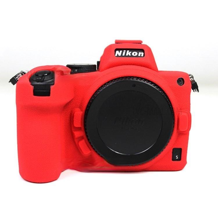 Чехол защитный силиконовый для фотоаппаратов Nikon Z5 Красный