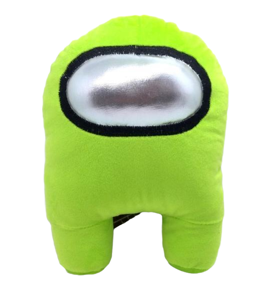 Мягкая игрушка Копица AMONG US 1/1 20х16 см (00006-03 САЛАТОВЫЙ)