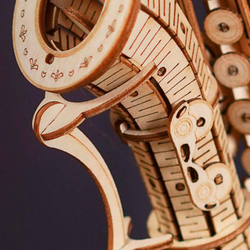 Конструктор деревянный 3D Robotime TG309 Саксофон (1378435) - фото 3