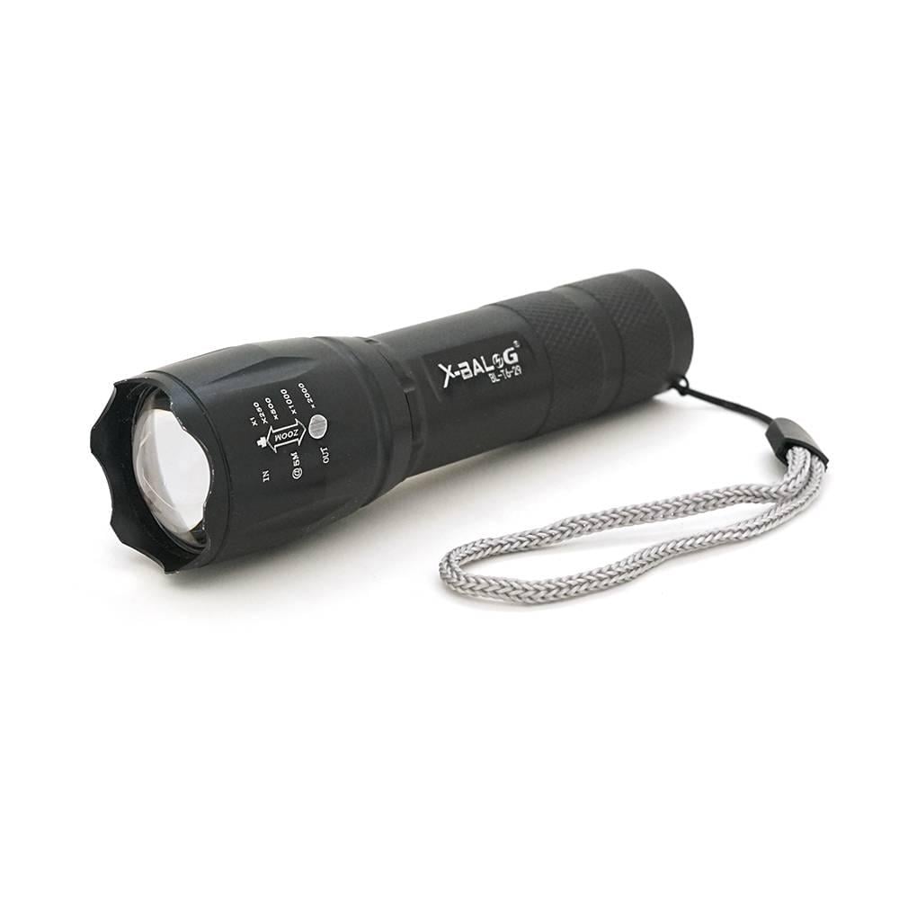 Ліхтарик Bailong BL-29 3/1 режим алюміній вбудований акумулятор USB кабель (41407)