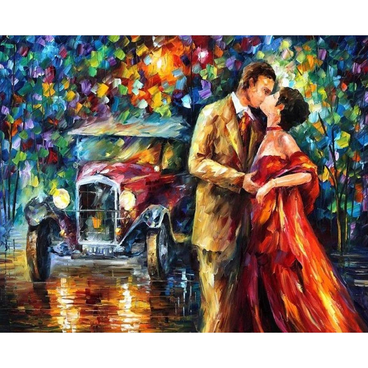 Алмазная мозаика Santi Романтический поцелуй 30х40 см (954069)