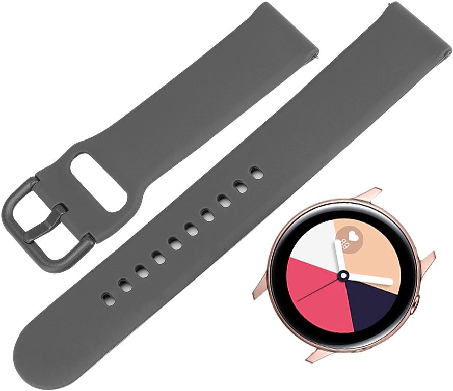 Ремешок Matte Style для Galaxy Watch Active Grey (18242) - фото 2 Ремешок Matte Style для Galaxy Watch Active Grey (18242) - фото 2