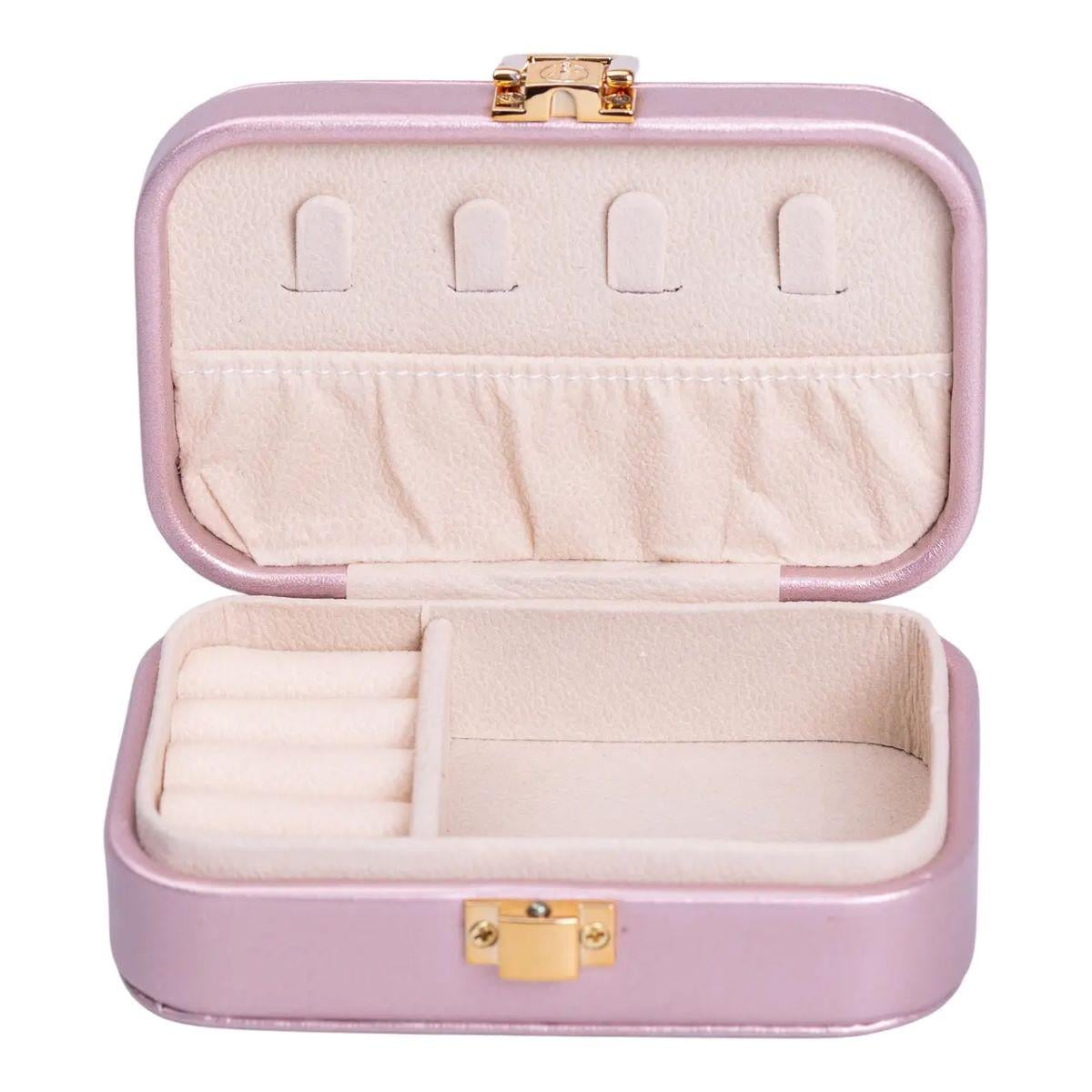 Ящик для украшений из экокожи с застежкой 12х7,5х4 см (HP-5-34P)