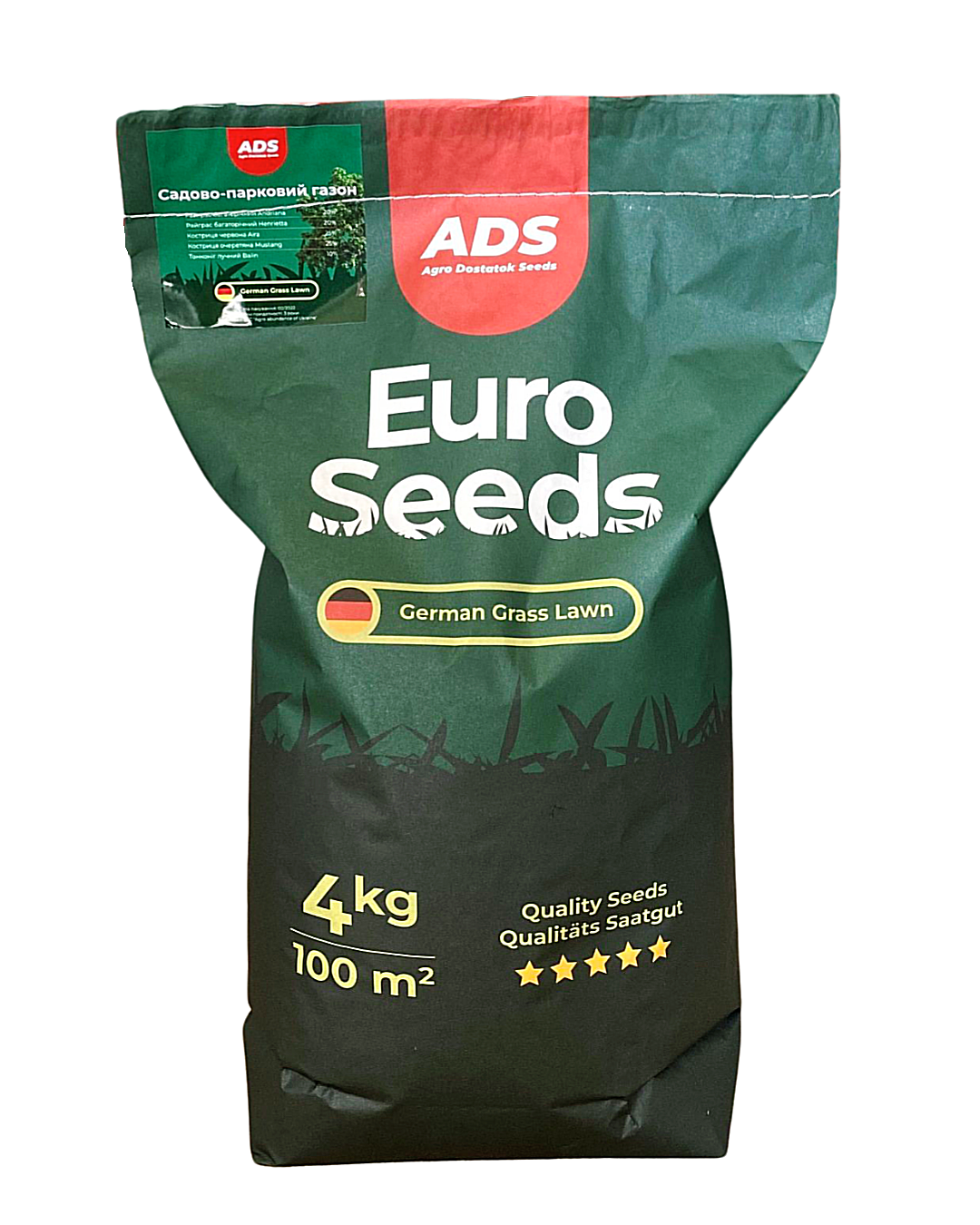 Газон парковый теневой ADS Euro Seeds 4 кг - фото 1