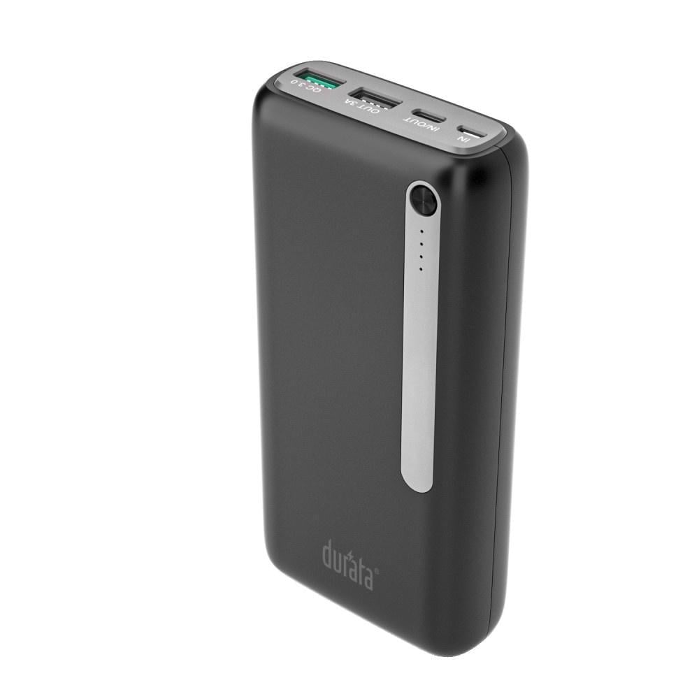 Портативний зарядний пристрій Durata Large Capacity DRPB38B 30000 mAh Black