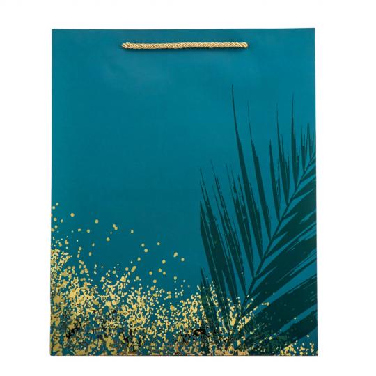 Подарочный пакет Elisey Золотой шелест 26х32 см Синий (9069-001)