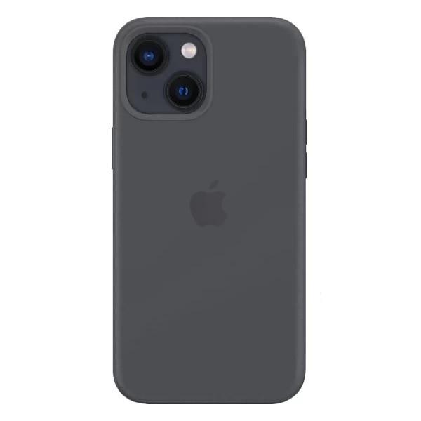 Силиконовый Чехол Накладка Silicone Case для iPhone 13 Dark Grey