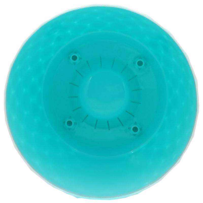 Горщик для квітів Poliwork Pinecone 5,6л 4 шт. Бірюзовий - фото 9 Горщик для квітів Poliwork Pinecone 5,6л 4 шт. Бірюзовий - фото 9