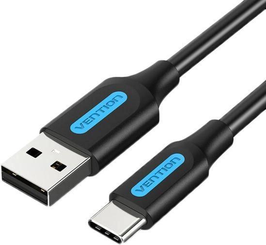 Кабель Vention USB to Type-C 3A Quick Charge 2 м Black (COKBH)