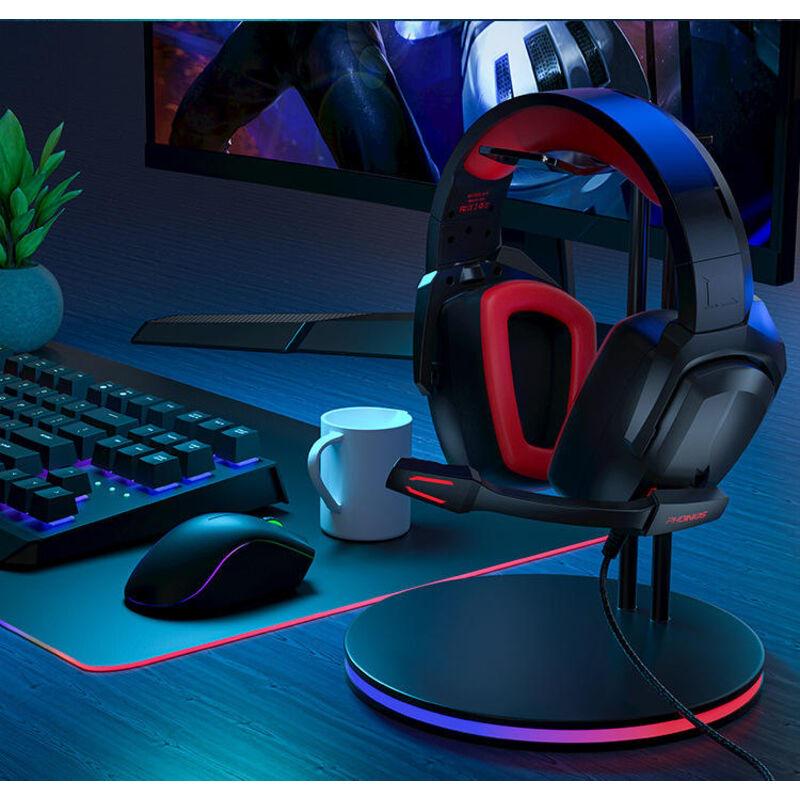 Наушники геймерские Kotion Each H-6 с поддержкой объемного звука 7,1 Черно-красный (2374) - фото 2 Наушники геймерские Kotion Each H-6 с поддержкой объемного звука 7,1 Черно-красный (2374) - фото 2