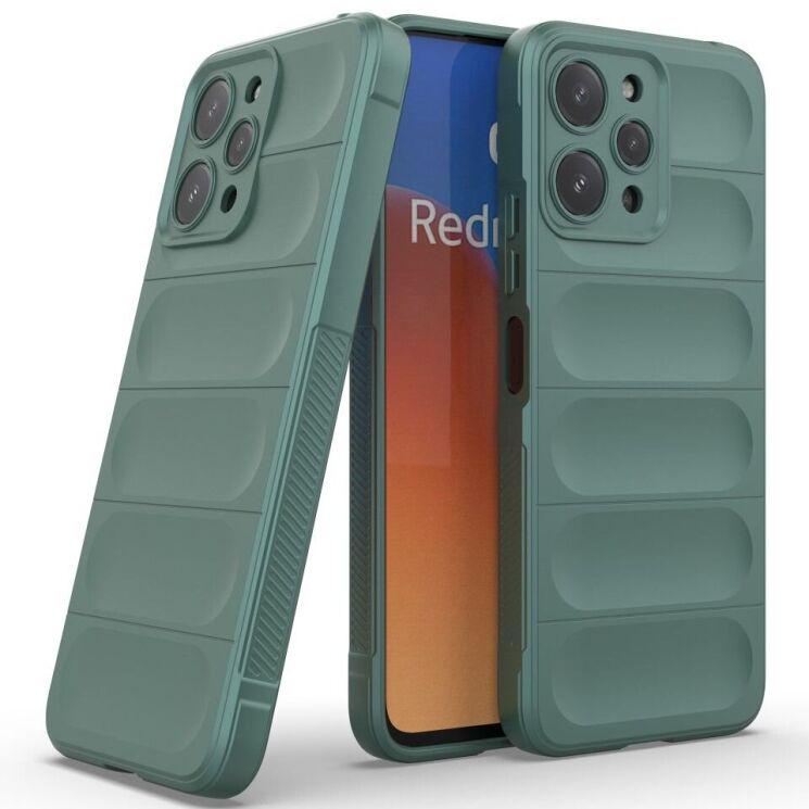 Чехол силиконовый Magic Shield для Xiaomi Redmi 12 Зеленый (883104)