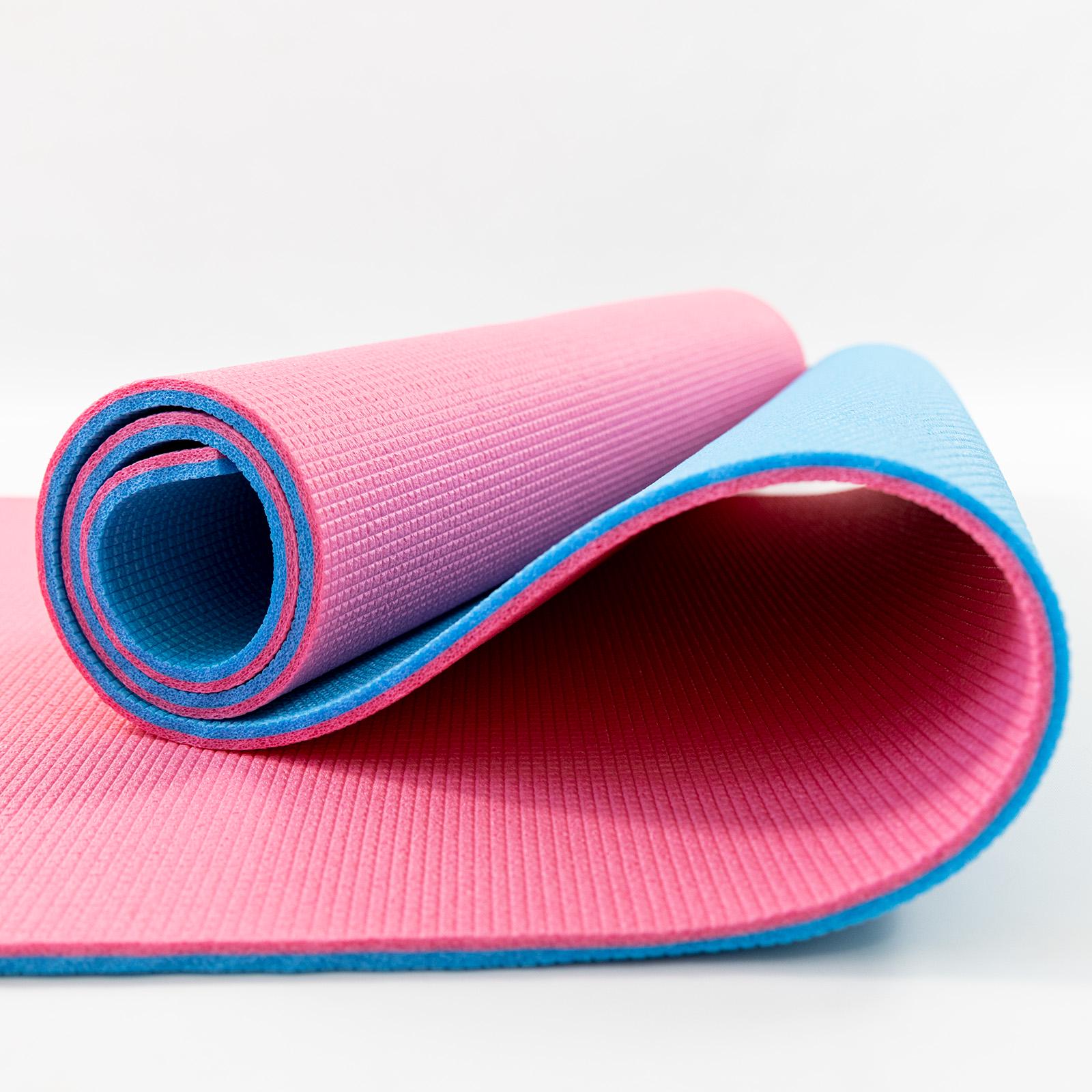Килимок для йоги та чохол OSPORT n-0008 Спорт 8 мм Рожевий/Блакитний (21442) - фото 3 Килимок для йоги та чохол OSPORT n-0008 Спорт 8 мм Рожевий/Блакитний (21442) - фото 3