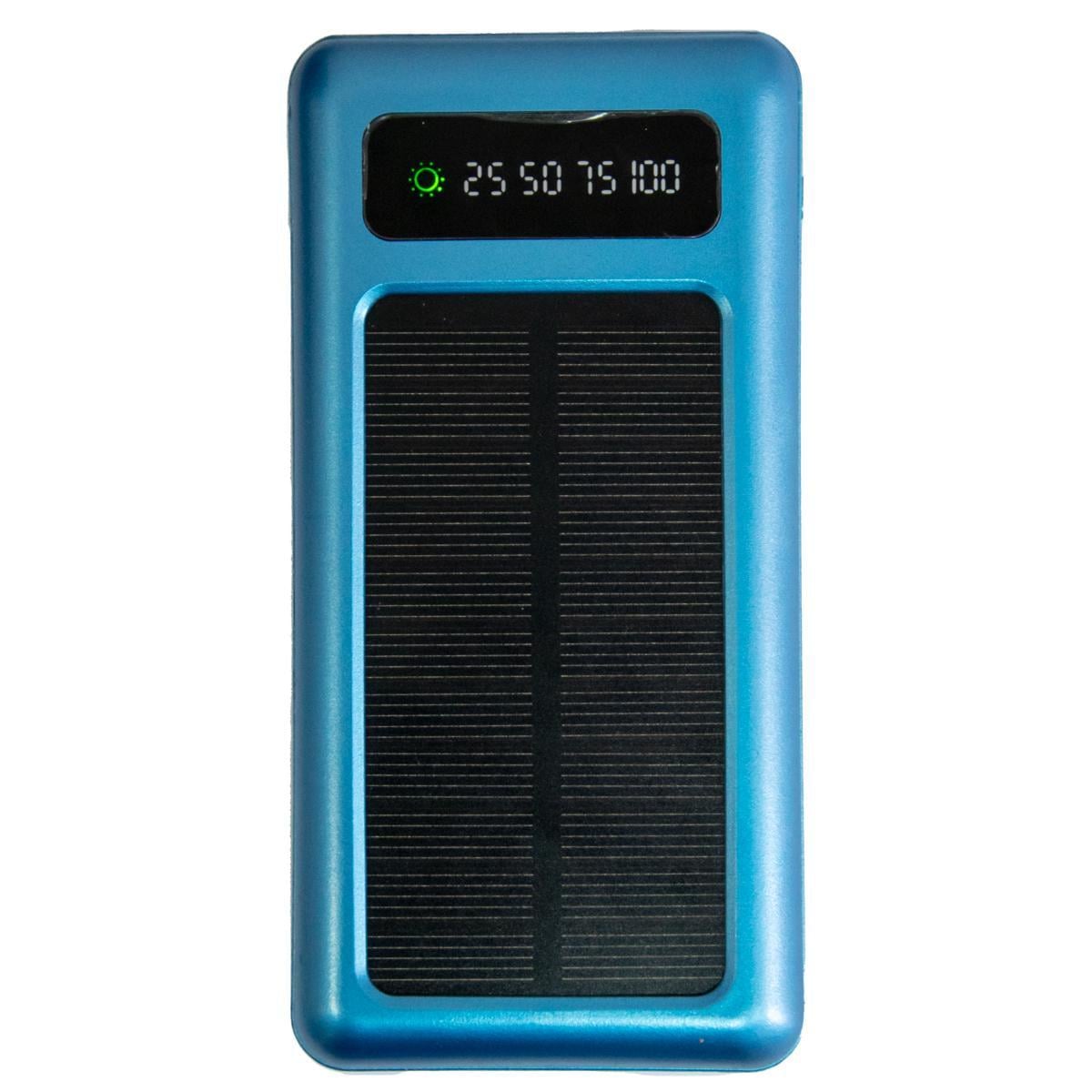 Повербанк Solar 10000 mAh Блакитний (1009772-LightBlue)