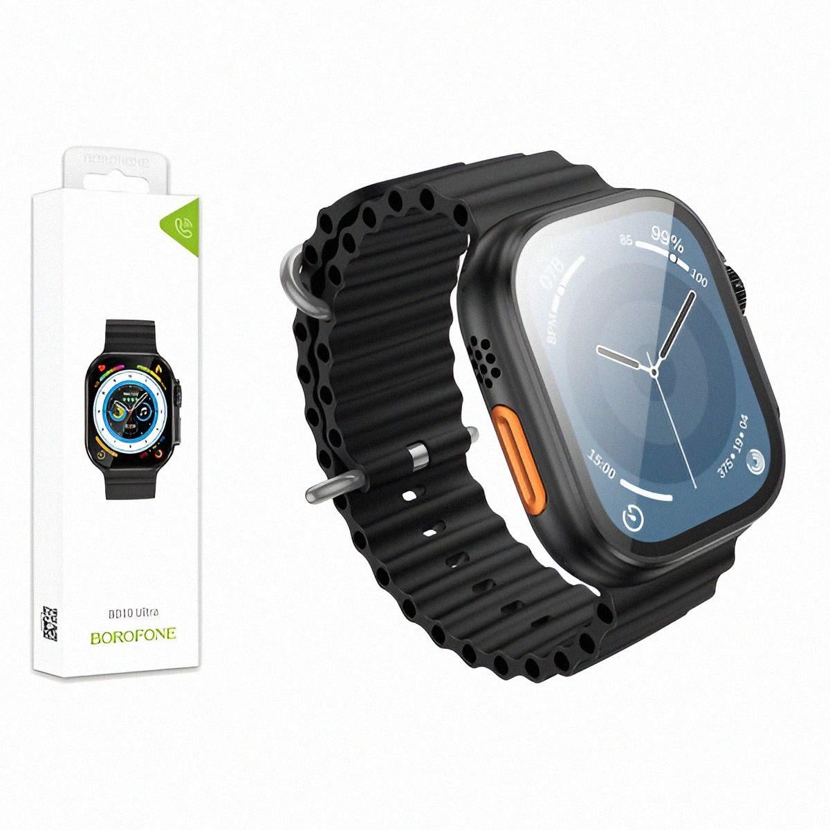 Смарт-часы Borofone BD10 Ultra 2, 01" TFT Bluetooth 5. 3 IP65 270 мА·ч Черный (25412451)