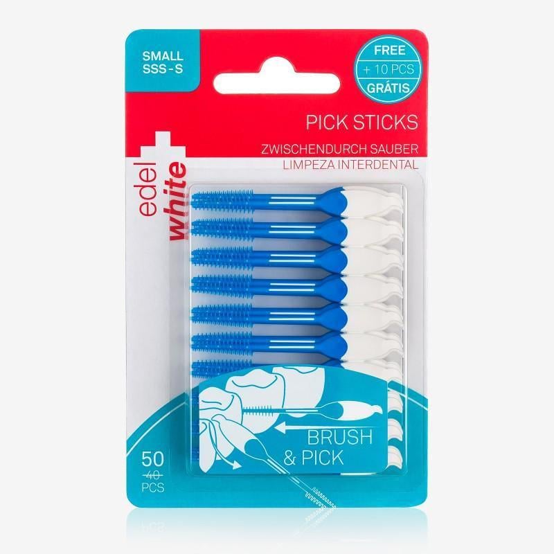 Зубочистка силиконовая Edel White Pick Sticks S 50 шт. Синий (6701)
