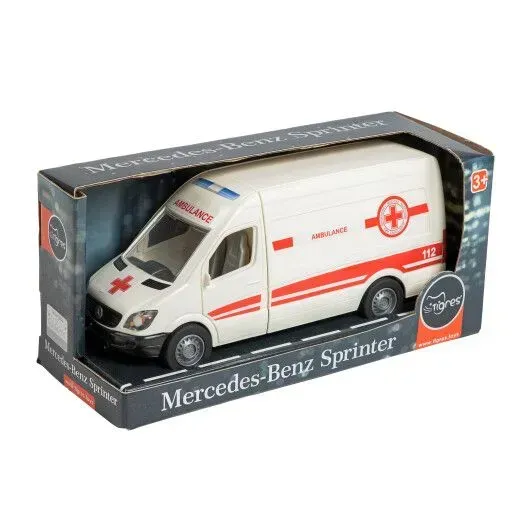 Игрушечная машинка скорая помощь Tigres Mercedes-Benz Sprinter 28 см Белый (150-98-39664) Игрушечная машинка скорая помощь Tigres Mercedes-Benz Sprinter 28 см Белый (150-98-39664)