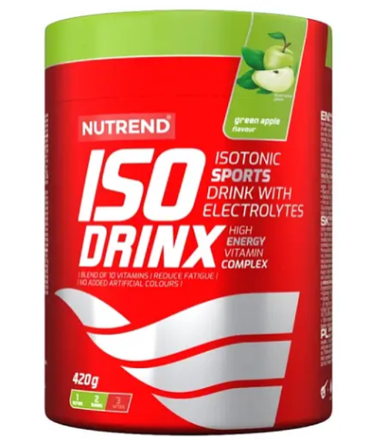 Изотоник в порошке Nutrend Isodrinx Зеленое яблоко 420 г