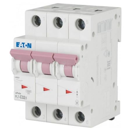 Автоматический выключатель Eaton Moeller PL7-C32/3 3P 32А х-ка C