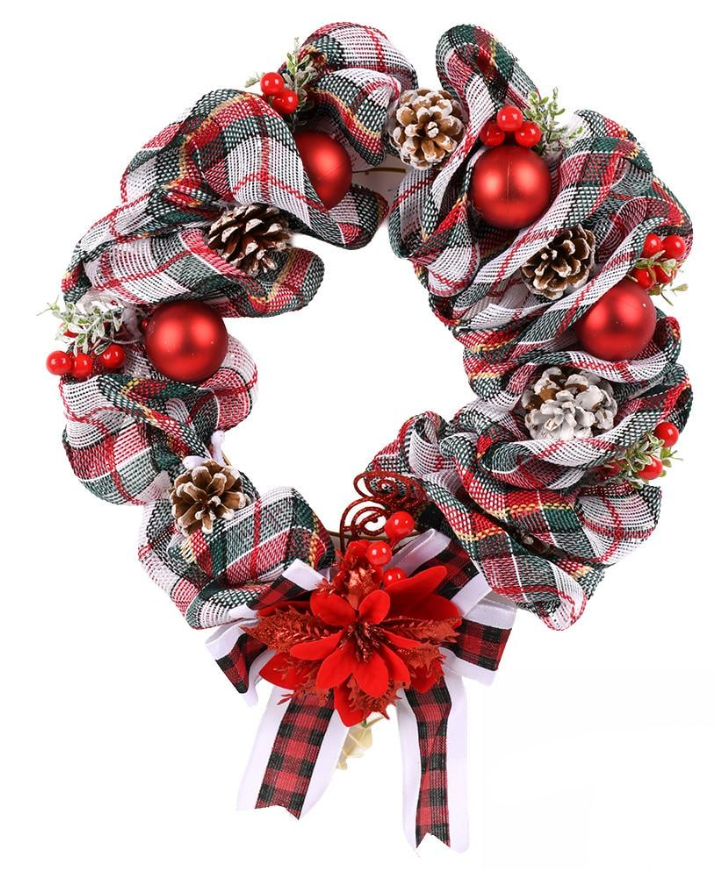 Декор рождественский Венок 40 см (R33917) - фото 1 Декор рождественский Венок 40 см (R33917) - фото 1