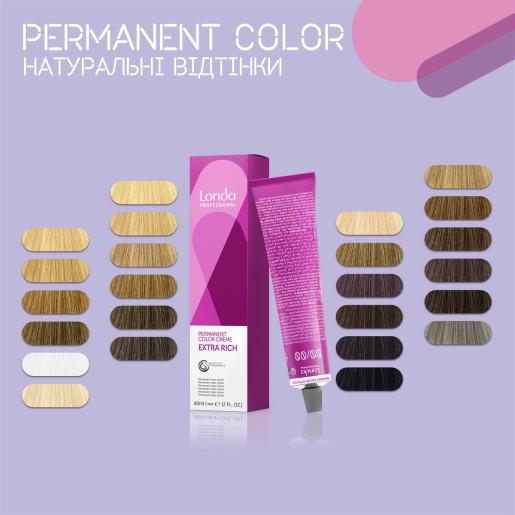 Крем-краска для волос Londa Professional Permanent Color 60 мл 3/0 Темно-коричневый натуральный - фото 3