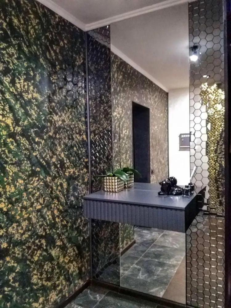 Мозаика зеркальная Decor Stone Hub Zs-hex-G шестиугольник для оформления каминов 304x303 мм Графитовый (004177) - фото 8 Мозаика зеркальная Decor Stone Hub Zs-hex-G шестиугольник для оформления каминов 304x303 мм Графитовый (004177) - фото 8