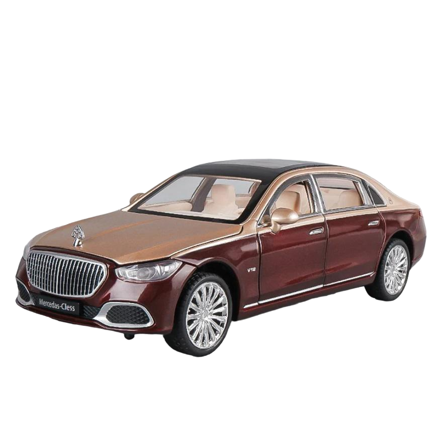 Модель автомобіля масштабна Mercedes Benz Maybach S680 металева 1:24 Золотисто-червоний (21572912)