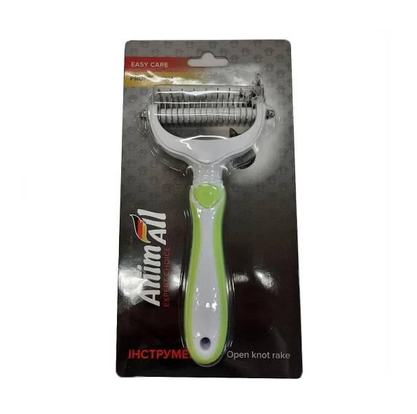 Колтунорез AnimAll Groom для собак и кошек Зеленый (2000981200381)