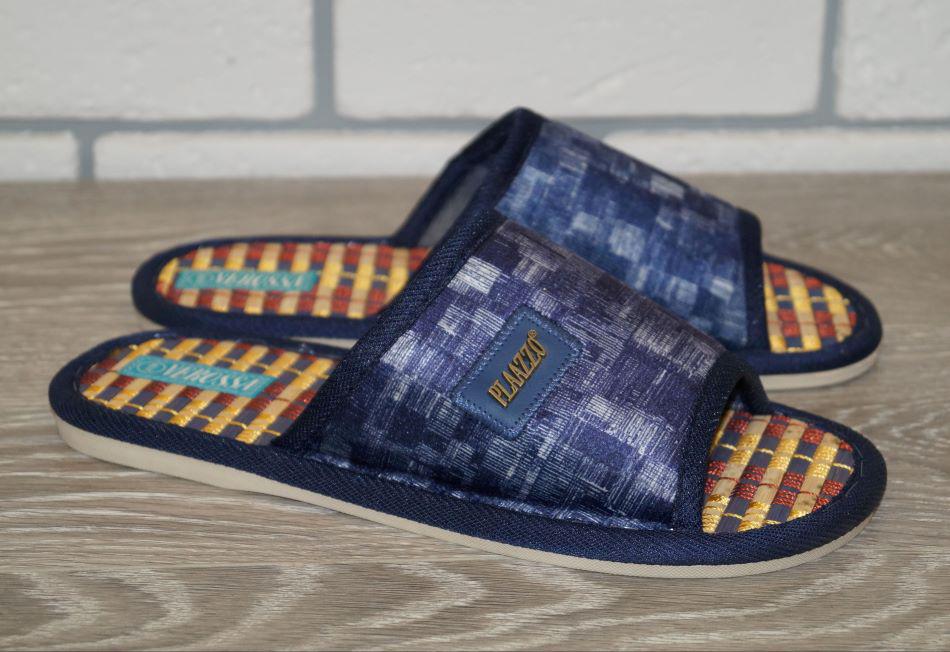Тапочки комнатные Plaazzo 40/41 р. 26,5 см Синий (30347-4041)