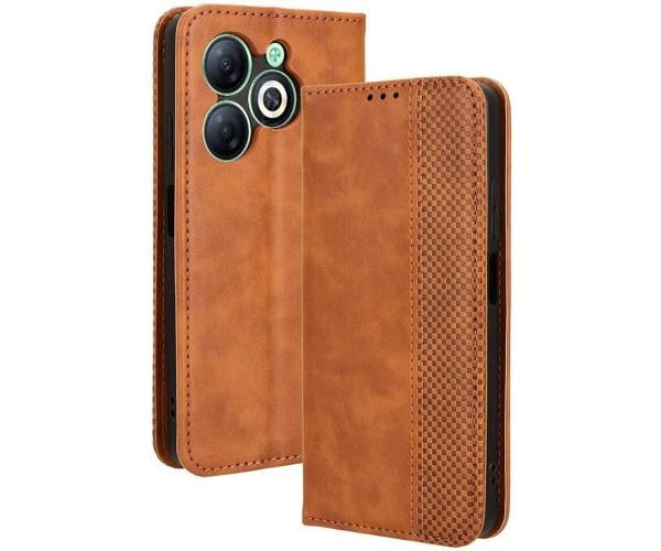 Чехол книжка Epik iFace Retro Leather для Infinix Smart 8 / Hot 40iКоричневый